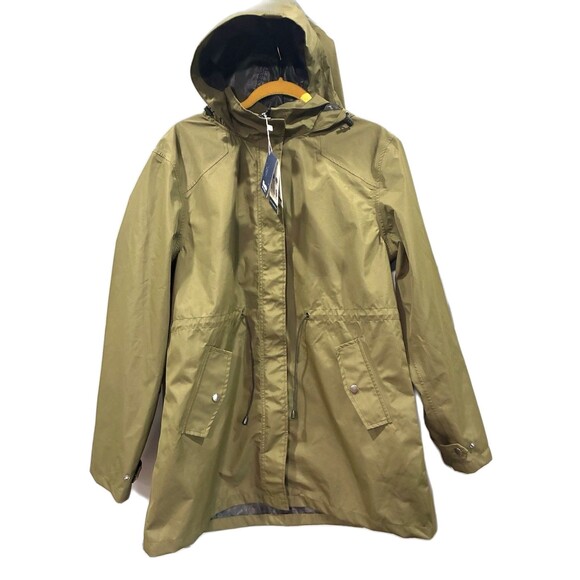Wantdo Olive Green Hooded Parka Jacket Windbreaker NWT Size L - Picture 2 of 8